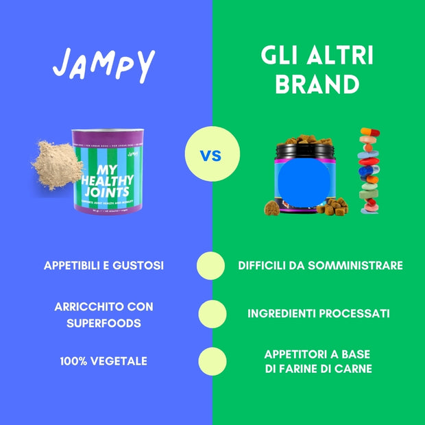 migliore supporto articolare per cani anziani jampy