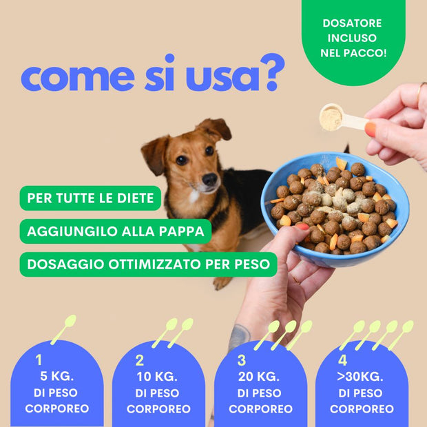 integratore per tutte le diete cane problemi articolari