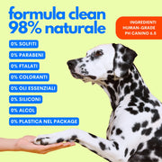 Detergente delicato per la pelle del cane shampoo naturale con aloe e calendula The Number One