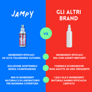 Alternativa delicata a olio di neem e oli essenziali protezione non grassa per cuccioli e adulti Jampy