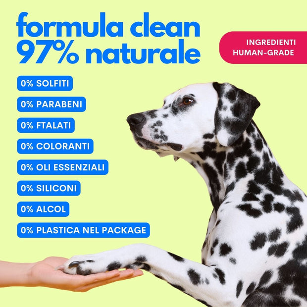 Spray per manti corti dona morbidezza e cute equilibrata Jampy