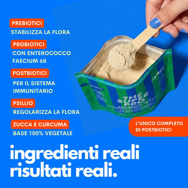 Ingredienti naturali del probiotico per cani The Super Pro – Jampy